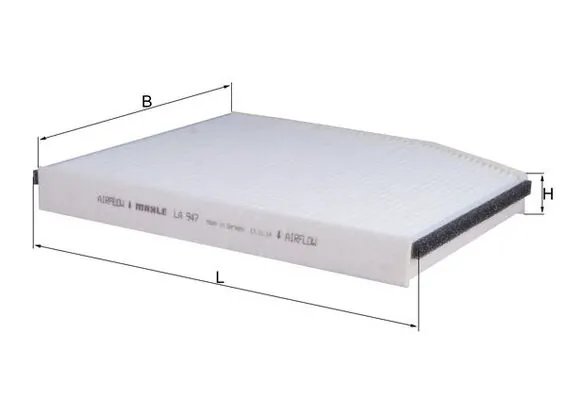 Filtru aer habitaclu MAHLE LA 947