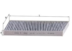 FILTRU AER HABITACLU MAHLE LAK 129 - Compatibil cu MERCEDES-BENZ
