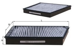 FILTRU AER HABITACLU MAHLE LAK 156 - Compatibil cu MERCEDES-BENZ