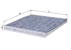FILTRU AER HABITACLU KNECHT LAK 157 - Compatibil cu TOYOTA