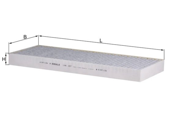 Filtru aer habitaclu KNECHT LAK 167