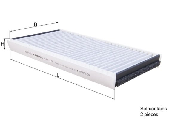 FILTRU AER HABITACLU KNECHT LAK 173/S - Compatibil cu ALPINA, BMW, ROLLS-ROYCE