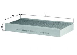 FILTRU AER HABITACLU MAHLE LAK 232 - Compatibil cu CITROEN, PEUGEOT