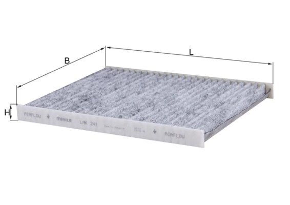 FILTRU AER HABITACLU KNECHT LAK 241 - Compatibil cu ABARTH, CHRYSLER, FIAT, FORD, LANCIA