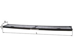 FILTRU AER HABITACLU MAHLE LAK 248 - Compatibil cu ALPINA, BMW, BMW (BRILLIANCE)