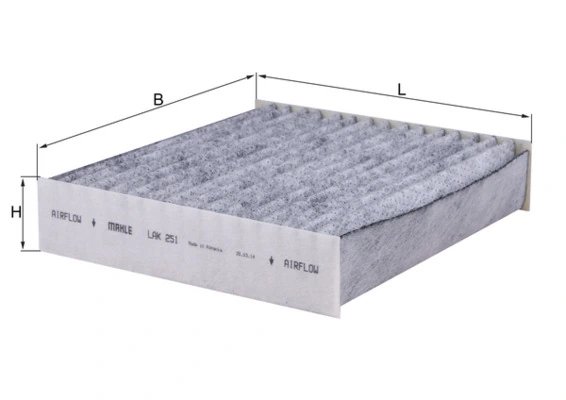 FILTRU AER HABITACLU MAHLE LAK 251 - Compatibil cu MITSUBISHI, SMART