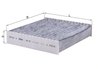 FILTRU AER HABITACLU MAHLE LAK 251 - Compatibil cu MITSUBISHI, SMART