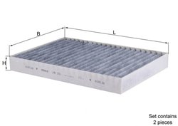 FILTRU AER HABITACLU KNECHT LAK 292/S - Compatibil cu MERCEDES-BENZ, SSANGYONG