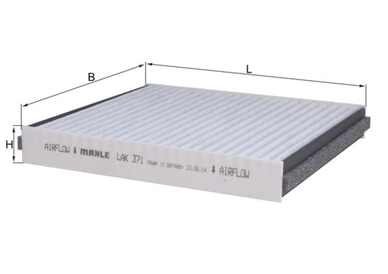 Filtru aer habitaclu KNECHT LAK 371