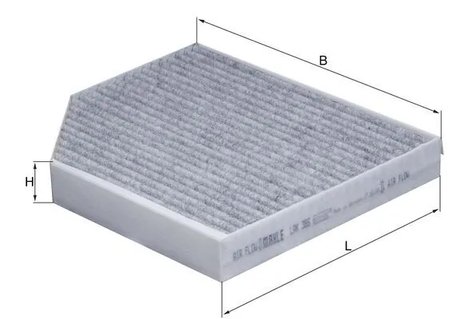 FILTRU AER HABITACLU KNECHT LAK 386 - Compatibil cu AUDI, PORSCHE