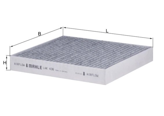 FILTRU AER HABITACLU KNECHT LAK 436 - Compatibil cu CHEVROLET, CITROEN, FIAT, ISUZU, MITSUBISHI, PEUGEOT