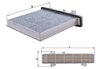 FILTRU AER HABITACLU KNECHT LAK 589 - Compatibil cu MITSUBISHI