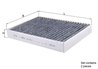 FILTRU AER HABITACLU MAHLE LAK 675/2/S - Compatibil cu ALPINA, BMW, ROLLS-ROYCE