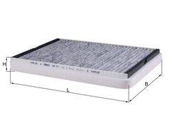 FILTRU AER HABITACLU KNECHT LAK 75 - Compatibil cu IVECO, OPEL, VAUXHALL