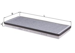 FILTRU AER HABITACLU MAHLE LAK 83 - Compatibil cu MERCEDES-BENZ, VW