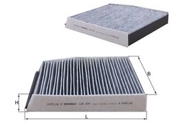 FILTRU AER HABITACLU MAHLE LAK 879 - Compatibil cu INFINITI, MERCEDES-BENZ