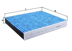 FILTRU AER HABITACLU MAHLE LAO 809 - Compatibil cu AUDI, LAMBORGHINI, SEAT, SKODA, SKODA (SVW), VW, VW (SVW)