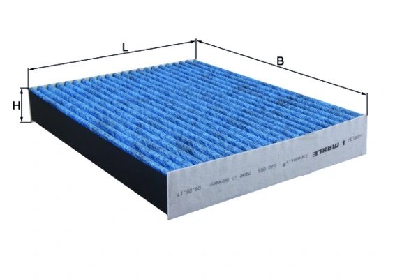 FILTRU AER HABITACLU MAHLE LAO 855 - Compatibil cu PORSCHE, VW
