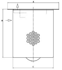 FILTRU AER COMPRIMAT MANN-FILTER LE 31 003 X - Piesa auto compatibila cu mai multe marci