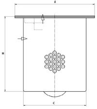 FILTRU AER COMPRIMAT MANN-FILTER LE 57 002 X - Piesa auto compatibila cu mai multe marci