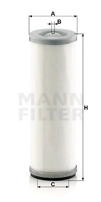 FILTRU AER COMPRIMAT MANN-FILTER LE 8005 - Piesa auto compatibila cu mai multe marci