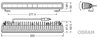 Far faza lunga Osram LEDDL106-SP