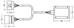 Cablaj Osram LEDSC02-1-2HFB