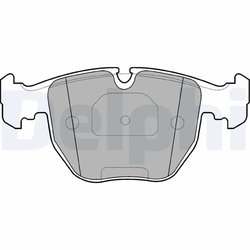 Set placute frana Delphi LP1003