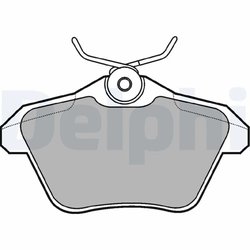 SET PLACUTE FRANA DELPHI LP1018 - Compatibil cu ALFA ROMEO, LANCIA