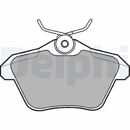 SET PLACUTE FRANA DELPHI LP1018 - Compatibil cu ALFA ROMEO, LANCIA