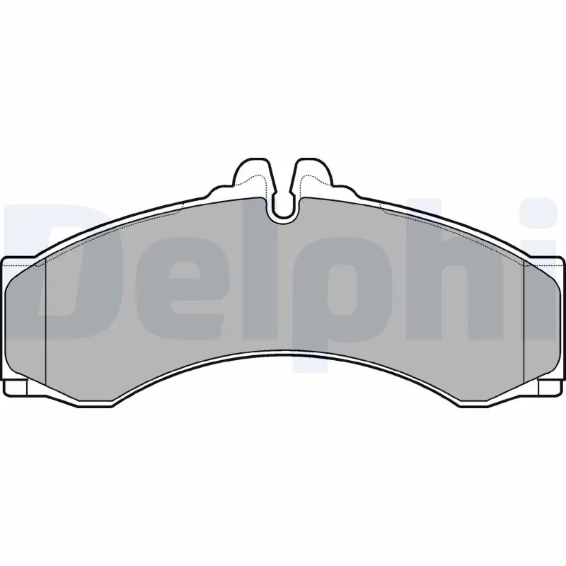 Set placute frana Delphi LP1046