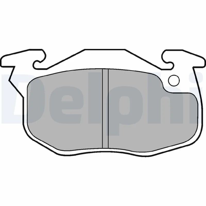 SET PLACUTE FRANA DELPHI LP1053 - Compatibil cu CITROEN, PEUGEOT, RENAULT