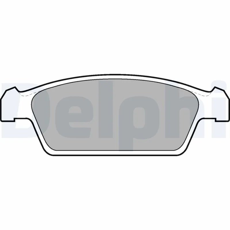 SET PLACUTE FRANA DELPHI LP1100 - Compatibil cu DAEWOO, SUZUKI