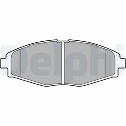 Set placute frana Delphi LP1390