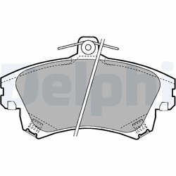 Set placute frana Delphi LP1398