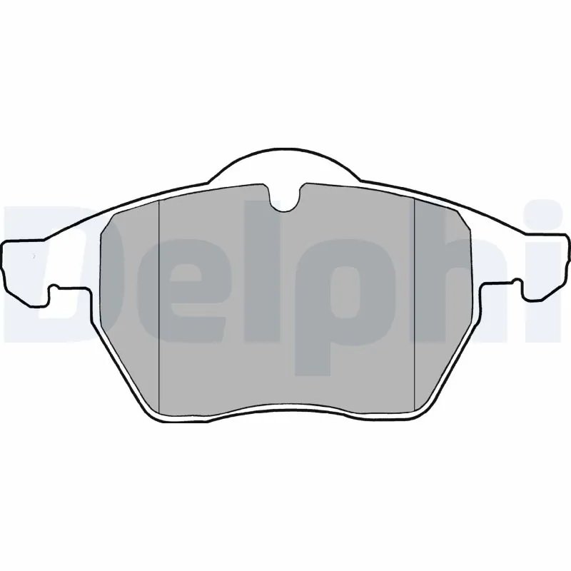 Set placute frana Delphi LP1407