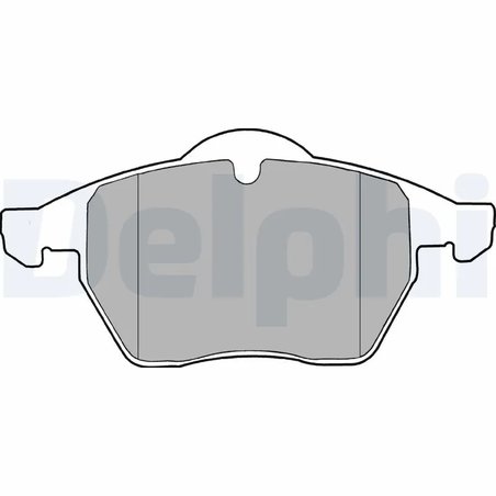 Set placute frana Delphi LP1407