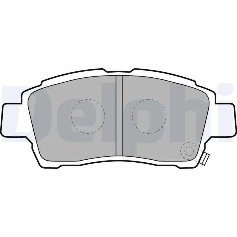 SET PLACUTE FRANA DELPHI LP1414 - Compatibil cu CHERY, TOYOTA