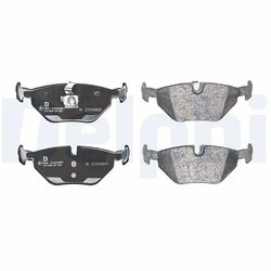 SET PLACUTE FRANA DELPHI LP1423 - Compatibil cu BMW, BMW (BRILLIANCE), CHEVROLET, MG, MG (SAIC), ROEWE (SAIC), ROVER, SAAB