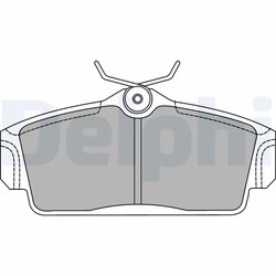 Set placute frana Delphi LP1435