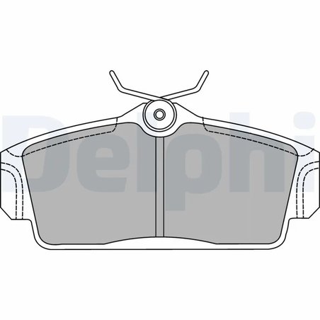 Set placute frana Delphi LP1435