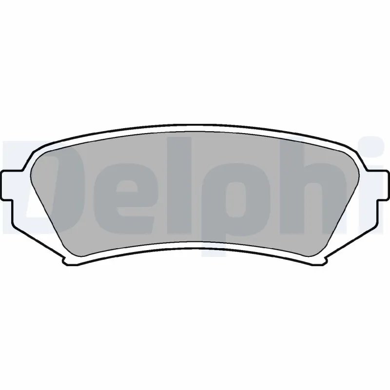 SET PLACUTE FRANA DELPHI LP1438 - Compatibil cu LEXUS, TOYOTA