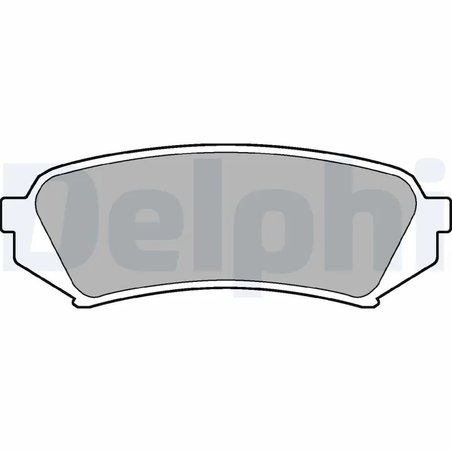 SET PLACUTE FRANA DELPHI LP1438 - Compatibil cu LEXUS, TOYOTA