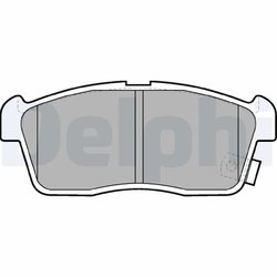 SET PLACUTE FRANA DELPHI LP1442 - Compatibil cu DAIHATSU, MITSUBISHI, PERODUA, SUBARU, SUZUKI, TOYOTA