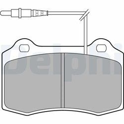 SET PLACUTE FRANA DELPHI LP1457 - Compatibil cu PEUGEOT