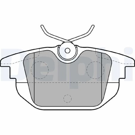Set placute frana Delphi LP1472