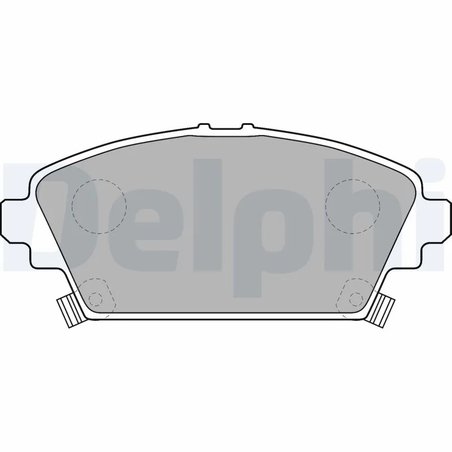 SET PLACUTE FRANA DELPHI LP1503 - Compatibil cu HONDA, MG