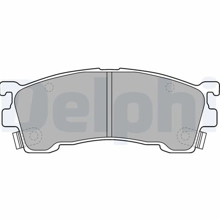 Set placute frana Delphi LP1518