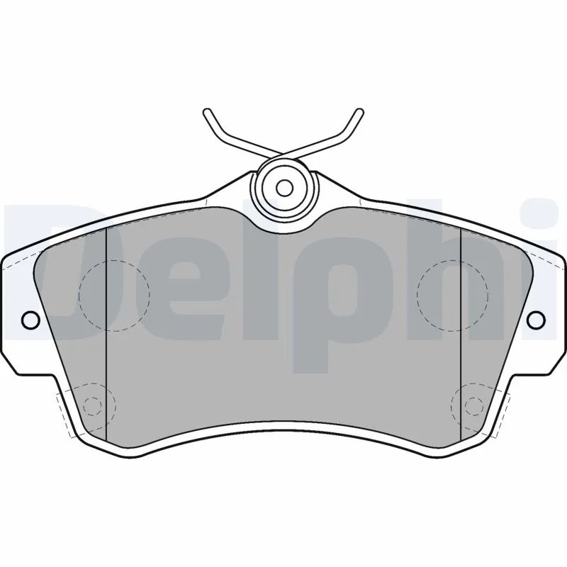 SET PLACUTE FRANA DELPHI LP1522 - Compatibil cu CHRYSLER, DODGE