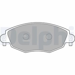 Set placute frana Delphi LP1533